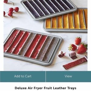New in box! Pampered Chef Deluxe AirFryer Fruit Leather Trays